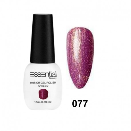 ESSENTIAL  SOAK OFF GEL POLISH UV/LED N°77