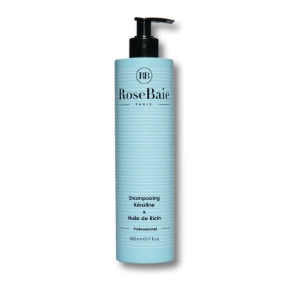 ROSE BAIE SHAMPOOING A LA KERATINE ET A L'HUILE DE RICIN 500ML