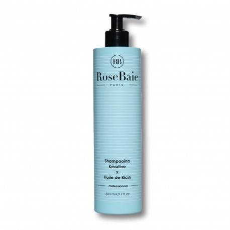 ROSE BAIE SHAMPOOING A LA KERATINE ET A L'HUILE DE RICIN 500ML