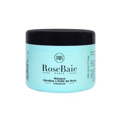 ROSE BAIE MASQUE KERATINE ET HUILE DE HUILE RICIN SANS SULFATE 500ML