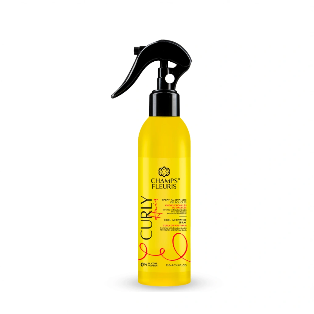 CHAMPS FLEURIS CURLY HAIR spray activateur de boucles tunisie CHAMPS FLEURIS CURLY HAIR spray activateur de boucles