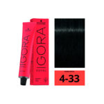 SCHWARZKOPF IGORA ROYAL 4-33 Châtain Moyen Mat Extra 60ml