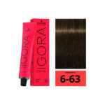 SCHWARZKOPF IGORA ROYAL 6-63 Blond Foncé Marron Mat 60ml