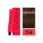 SCHWARZKOPF IGORA ROYAL 7-4 Blond Moyen Beige 60ml