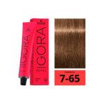 SCHWARZKOPF IGORA ROYAL 7-65 Blond Moyen Marron Doré 60ml