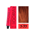 SCHWARZKOPF IGORA ROYAL 7-77 Blond Moyen Cuivré Extra 60ml