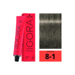 SCHWARZKOPF IGORA ROYAL 8-1 Blond Clair Cendré 60ml
