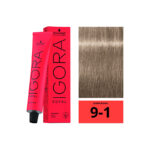 SCHWARZKOPF IGORA ROYAL 9-1 Blond Très Clair Cendré 60ml