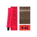 SCHWARZKOPF IGORA ROYAL 9-42 Blond Très Clair Beige Fumé 60ml