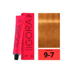 SCHWARZKOPF IGORA ROYAL 9-7 Blond Très Clair Cuivré 60ml