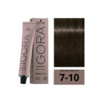 SCHWARZKOPF IGORA ROYAL Absolutes 7-10 Blond Moyen Cendré Naturel 60ml