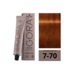 SCHWARZKOPF IGORA ROYAL Absolutes 7-70 Blond Moyen Cuivré Naturel 60ml