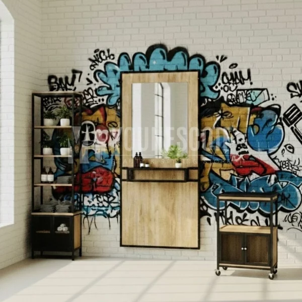 BROOKLYN Poste de coiffure – ensemble complet TUNISIE
