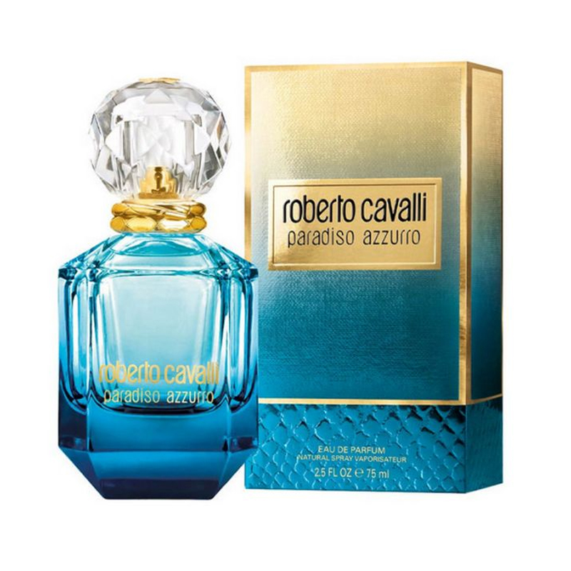 1-141 ROBERTO CAVALLI PARADISO AZZURRO eau de parfum 75ml pour femme – Image 1