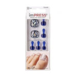 KISS IMPRESS Press-on Pedicure mai tai blue