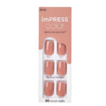KISS IMPRESS Press-on manicure caramel colors