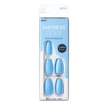 KISS IMPRESS Press-on manicure serene blue M