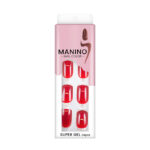 MANINO Press-on mains rouge