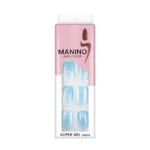 MANINO Press-on mains bleu ciel