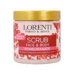 LORENTI Scrub Pomegranate 500ml Gommage Visage et Corps Grenade