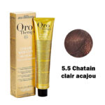 Fanola Oro Therapy Color Kératine Oro Pure 5.5 chatain clair acajou 100ml