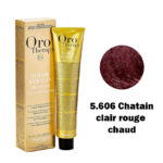 Fanola Oro Therapy Color Kératine Oro Pure 5.606 chatain clair rouge chaud 100ml