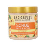 LORENTI Scrub Apricot 500ml Gommage Visage et Corps Abricot
