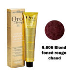 Fanola Oro Therapy Color Kératine Oro Pure 6.606 blond foncé rouge chaud 100ml