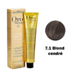 Fanola Oro Therapy Color Kératine Oro Pure 7.1 blond cendré 100ml