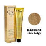 Fanola Oro Therapy Color Kératine Oro Pure 8.13 blond clair beige 100ml