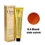 Fanola Oro Therapy Color Kératine Oro Pure 8.4 Blond clair cuivré 100ml