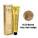 Fanola Oro Therapy Color Kératine Oro Pure 9.13 blond tres clair beige 100ml