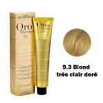 Fanola Oro Therapy Color Kératine Oro Pure 9.3 blond très clair doré 100ml