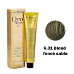 Fanola Oro Therapy Color Kératine Oro Pure 6.31 blond foncé sable 100ml