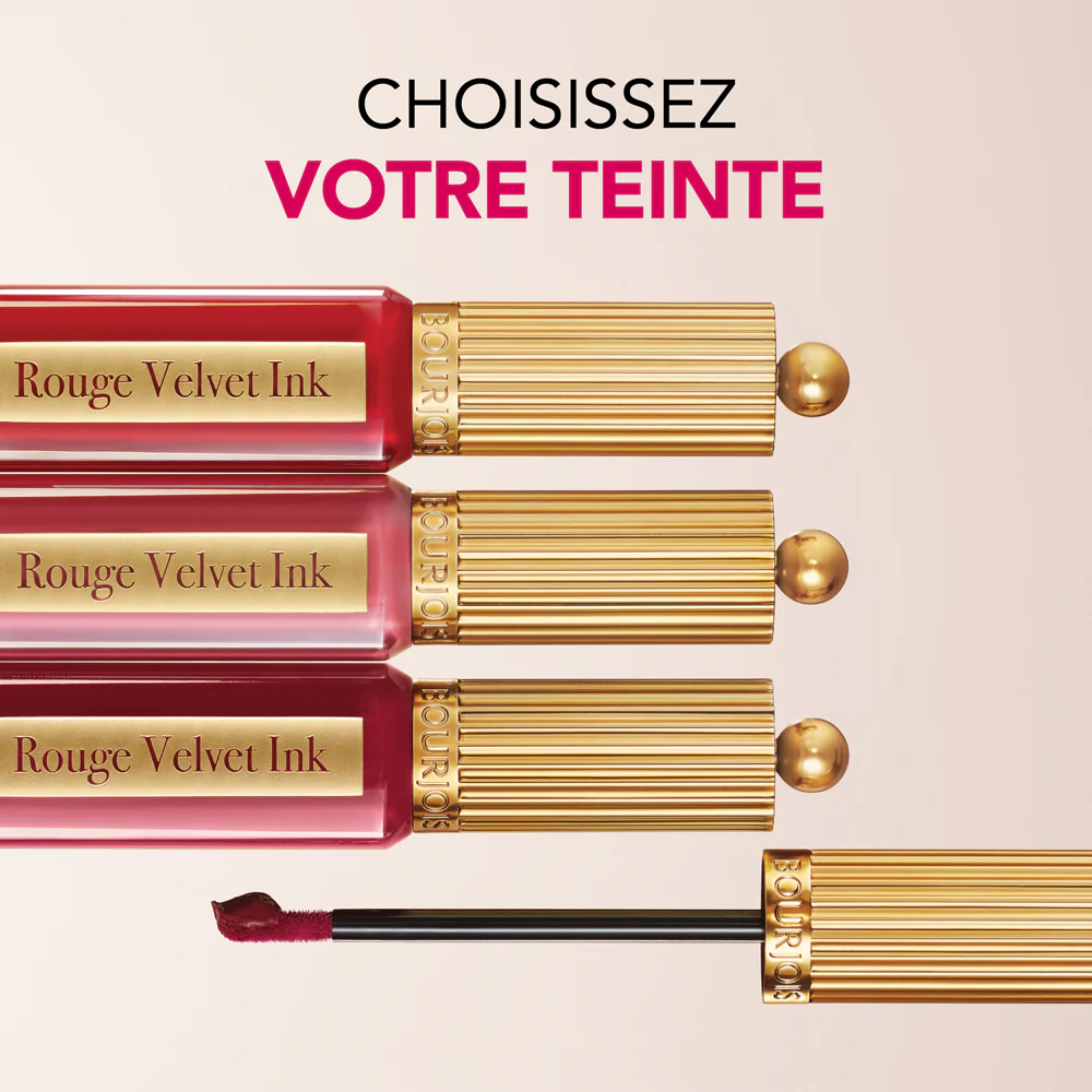 BOURJOIS Encre à Lèvres Velvet Ink – Rouge à Lèvres Liquide Mat Sans Transfert Longue Tenue TUNISIE