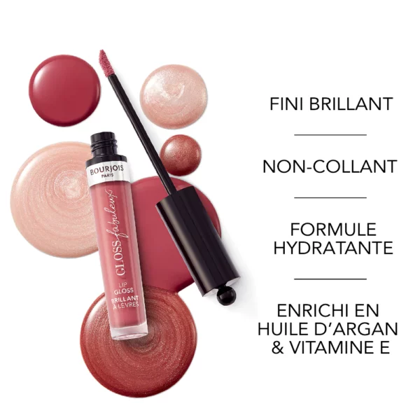 BOURJOIS Gloss Fabuleux Brillant Hydratant 24H Lèvres TUNISIE