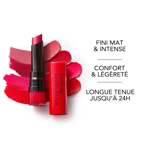 BOURJOIS Rouge Velvet The Lipstick Mat 24H TUNISIE