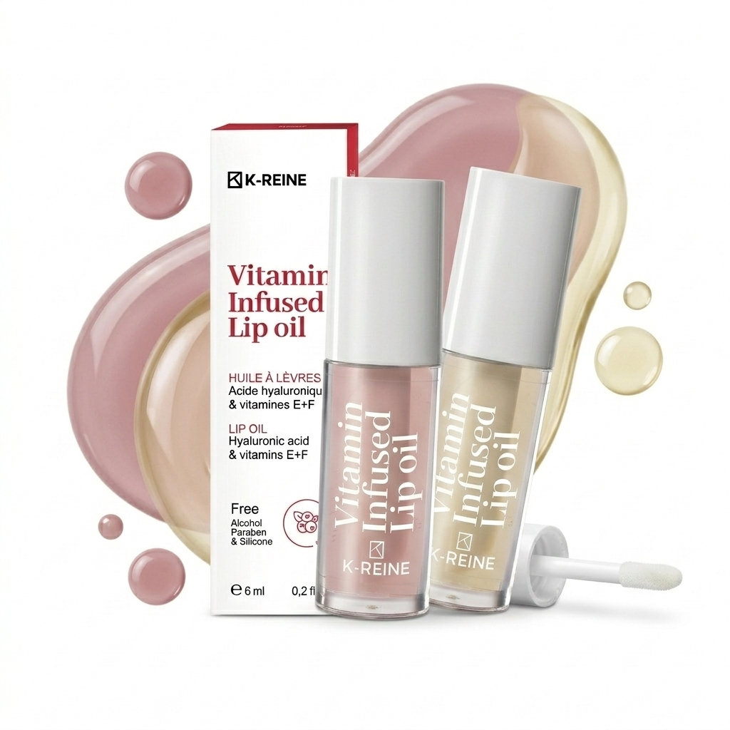 K-REINE Vitamin Infused Lip Oil Hydratation Glossy tunisie K-REINE Vitamin Infused Lip Oil Hydratation Glossy tunisie