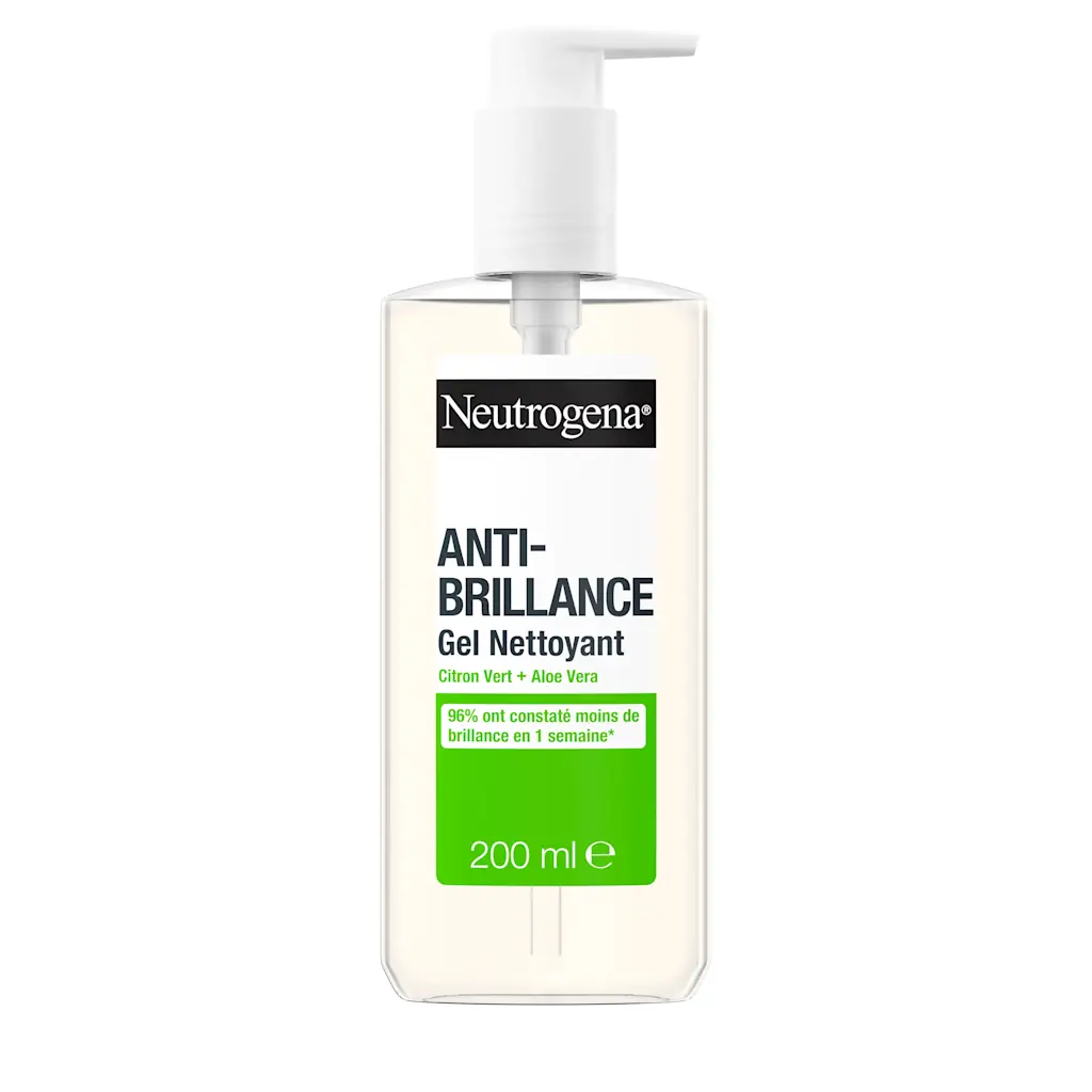 gel nettoyant anti-brillance Neutrogena citron vert 200ml tunisie
