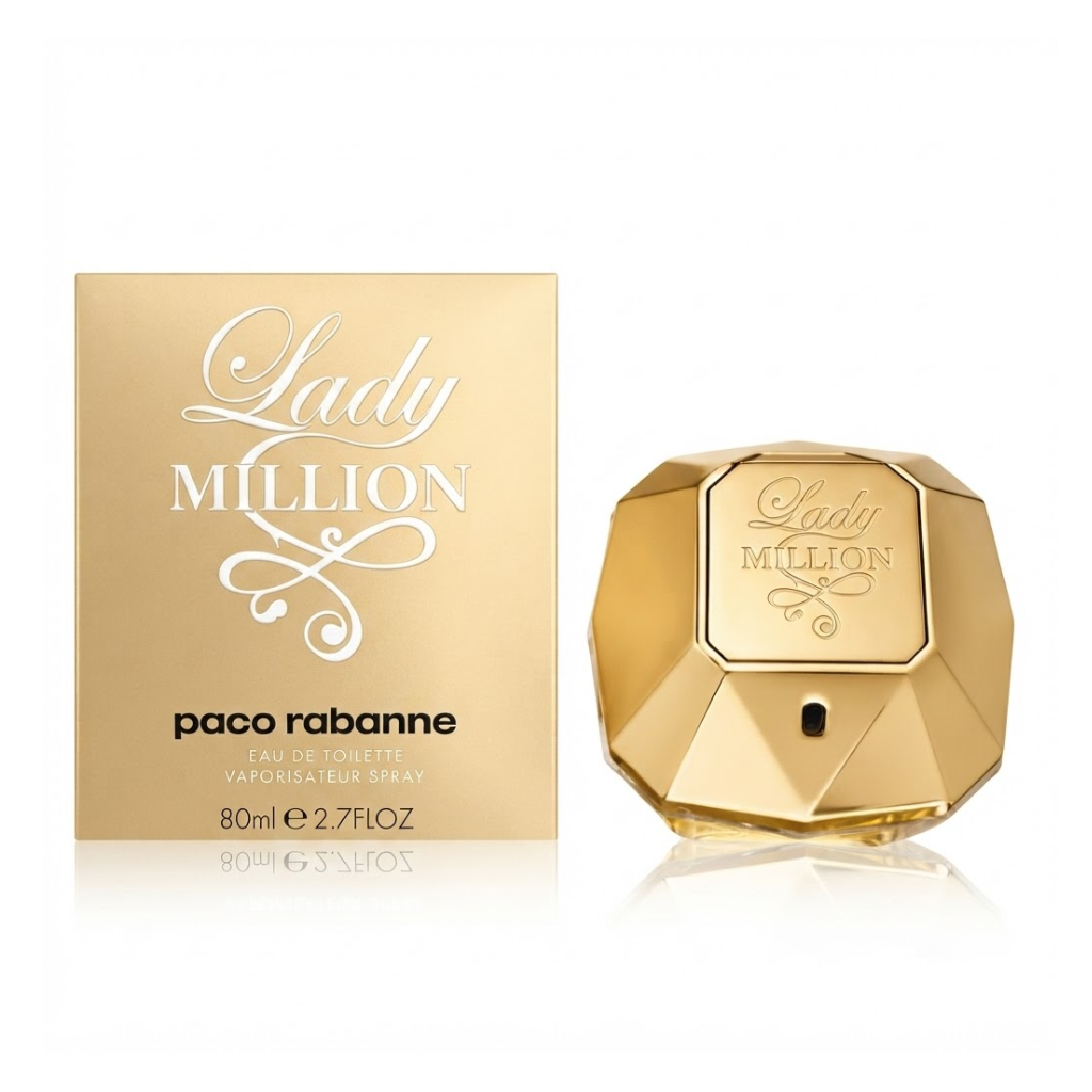 PACO RABANNE LADY MILLION eau de toilette florale 80ml Tunisie PACO RABANNE LADY MILLION eau de toilette florale 80ml Tunisie