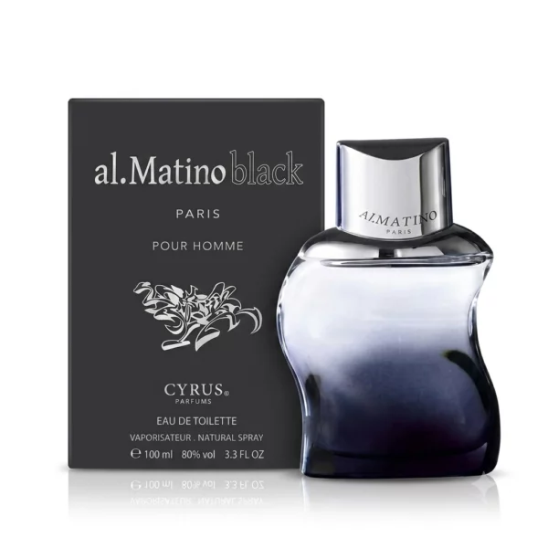 parfum homme boisé Al Matino Black 100ml TUNISIE