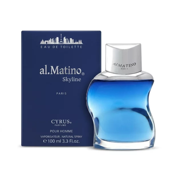parfum oriental boisé homme Al Matino Skyline Cyrus 100ml TUNISIE