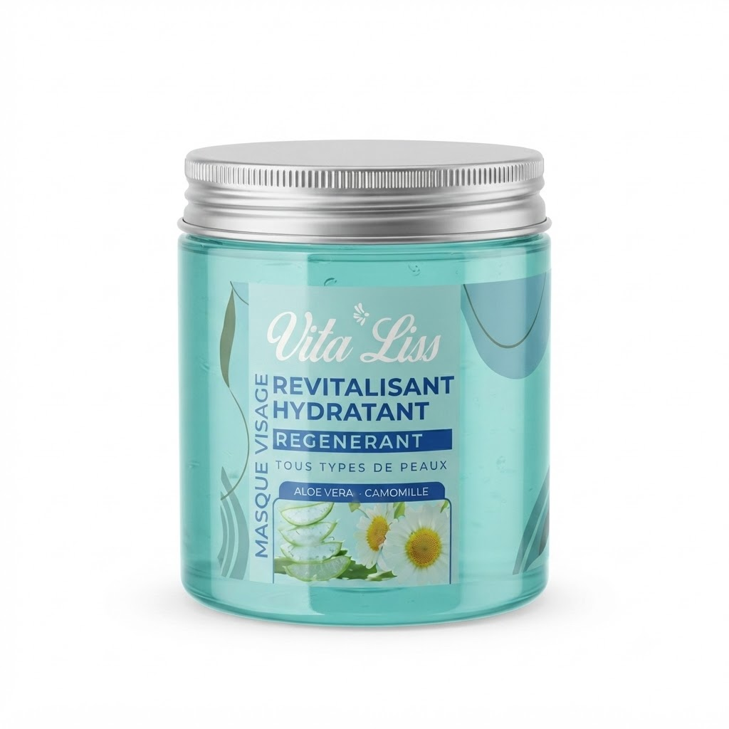 VITA LISS masque visage régénérant 250 ml aloe veraTunisie