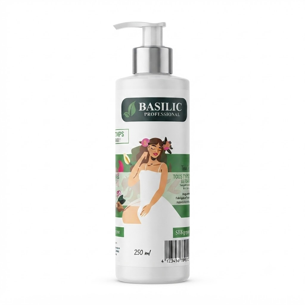 BASILIC lait de corps nourrissant huile d'argan bio 250ml Tunisie BASILIC lait de corps nourrissant huile d'argan bio 250ml Tunisie