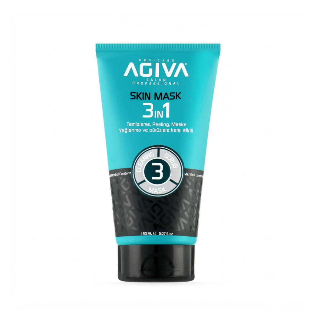 AGIVA Skin Mask soin visage 3 en 1 nettoyant exfoliant 150ml Tunisie AGIVA Skin Mask soin visage 3 en 1 nettoyant exfoliant 150ml Tunisie