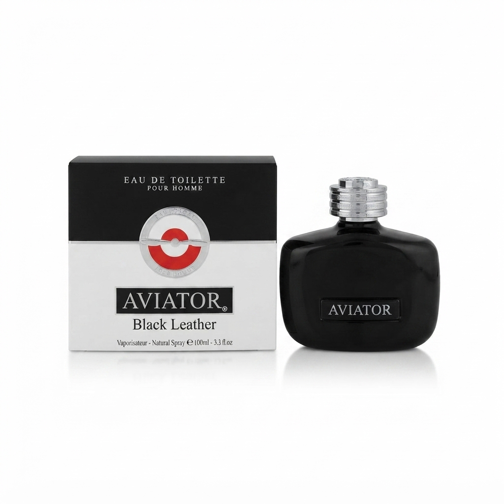 AVIATOR BLACK LEATHER eau de toilette homme 100ml AVIATOR BLACK LEATHER eau de toilette homme 100ml