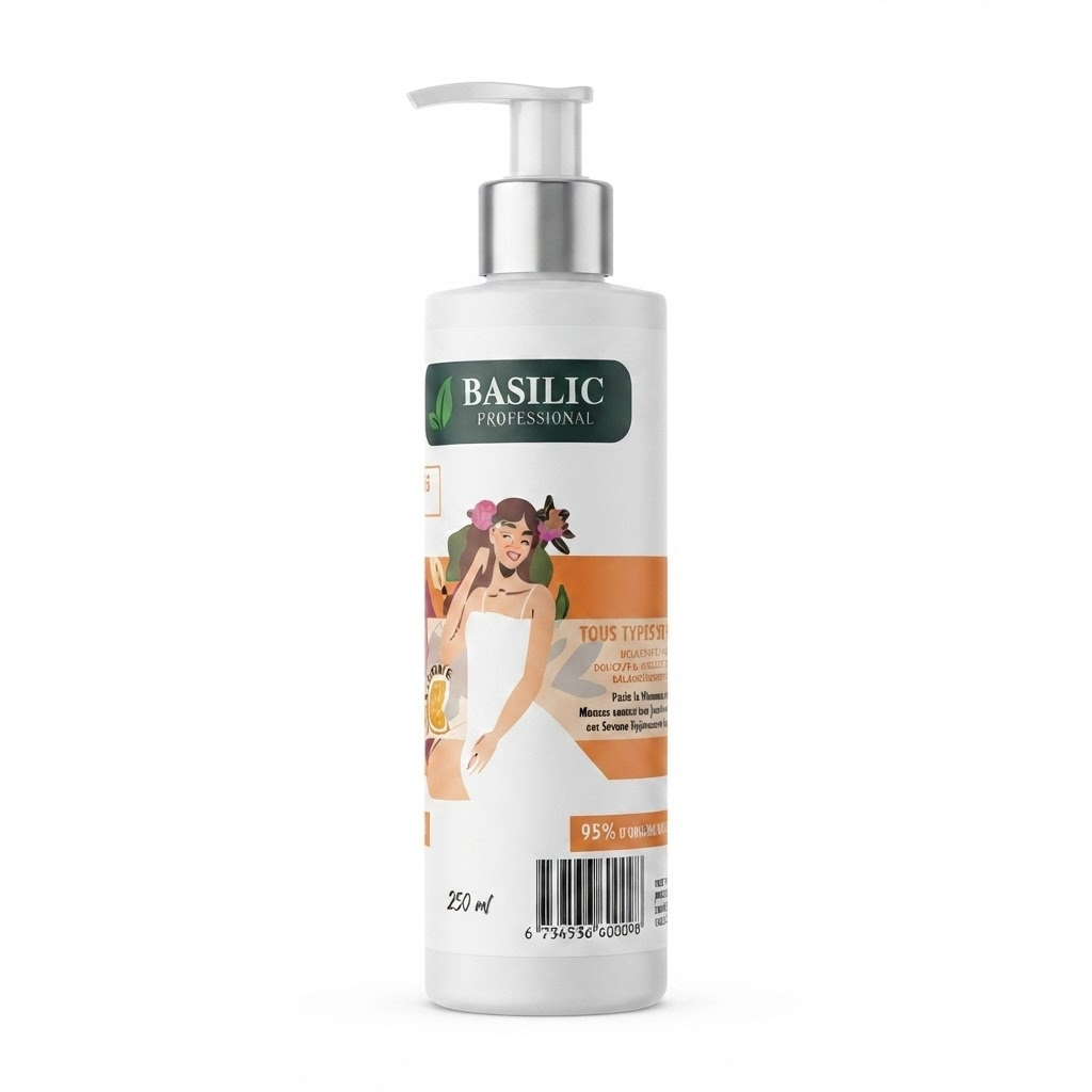 BASILIC lait de corps vitamine C bio collagène 250ml Tunisie BASILIC lait de corps vitamine C bio collagène 250ml Tunisie