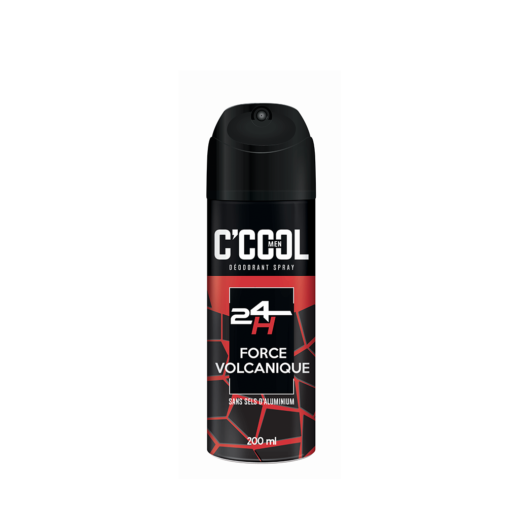 C'COOL FORCE VOLCANIQUE déodorant spray intense 24h 200ml Tunisie
