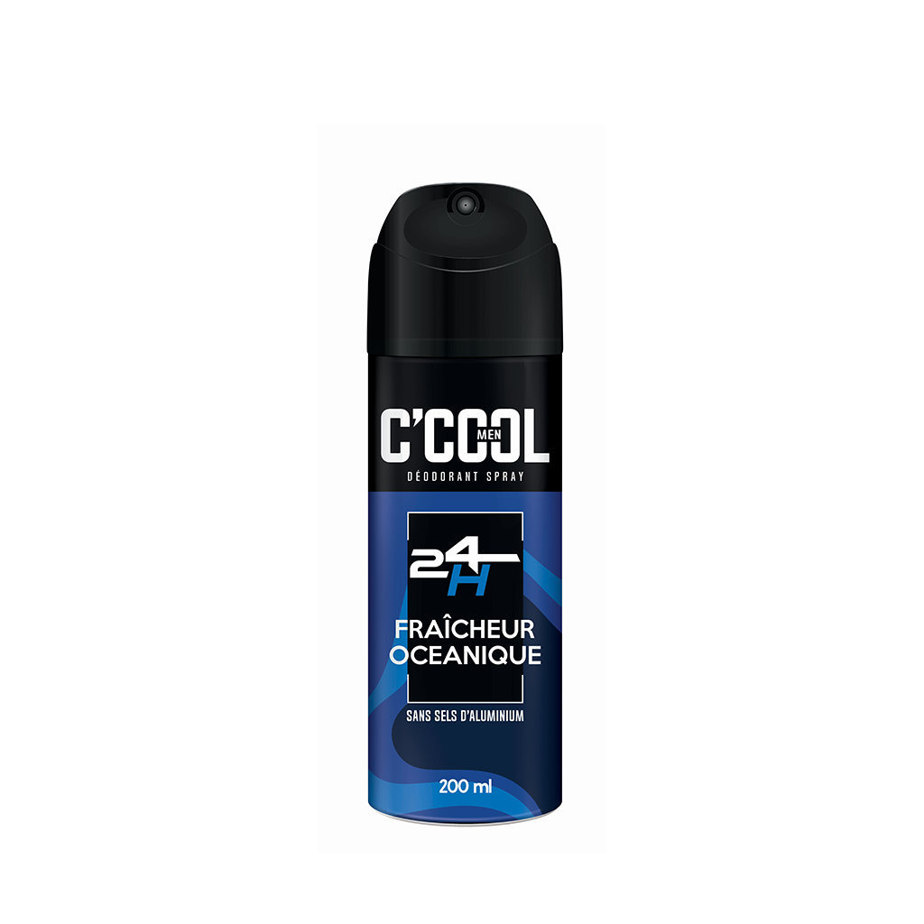 C'COOL FRAICHEUR OCÉANIQUE déodorant spray marin 24h 200ml TunisieC'COOL FRAICHEUR OCÉANIQUE déodorant spray marin 24h 200ml Tunisie