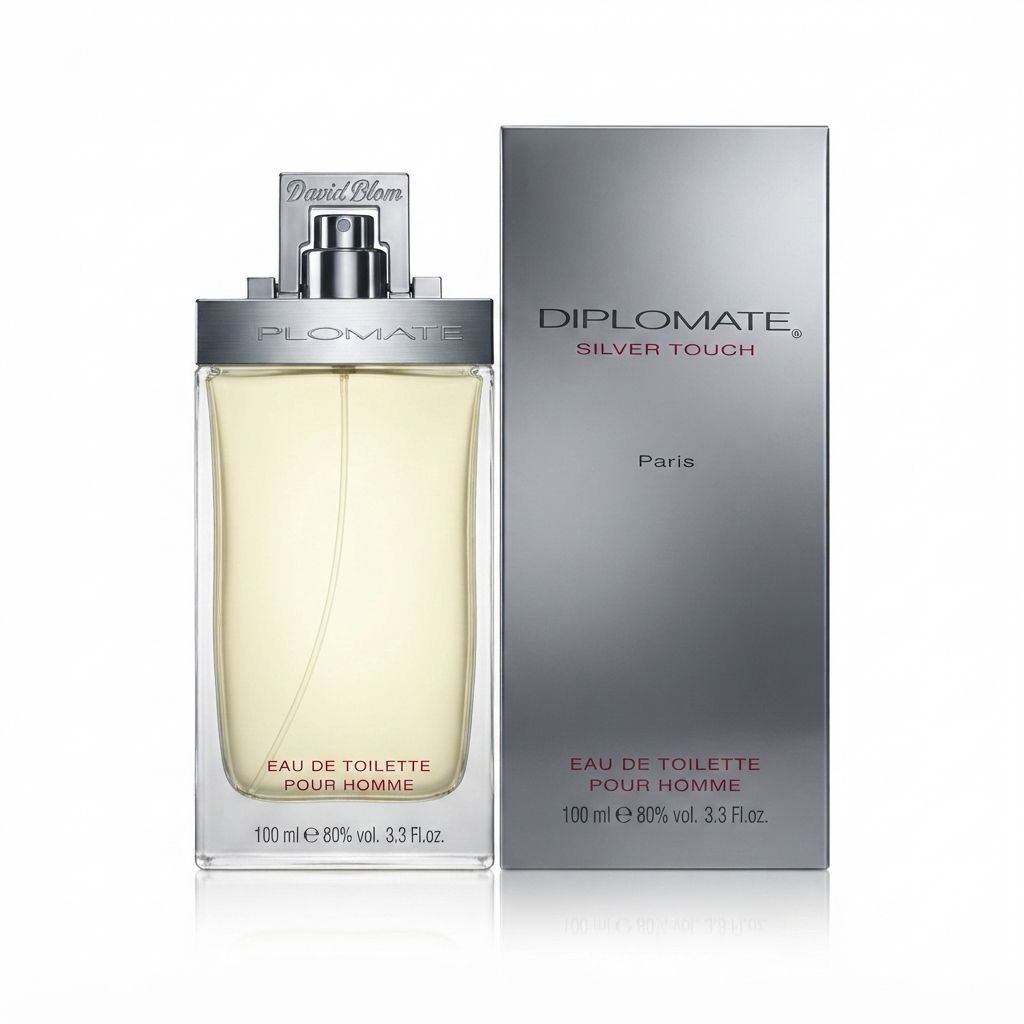 DIPLOMATE SILVER TOUCH eau de toilette homme 100ml DIPLOMATE SILVER TOUCH eau de toilette homme 100ml